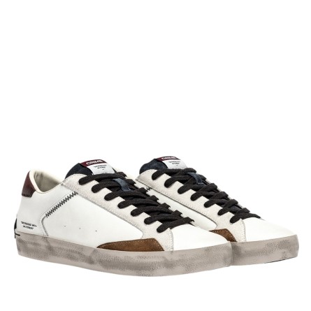 CRIME LONDON - Baskets en cuir vieilli