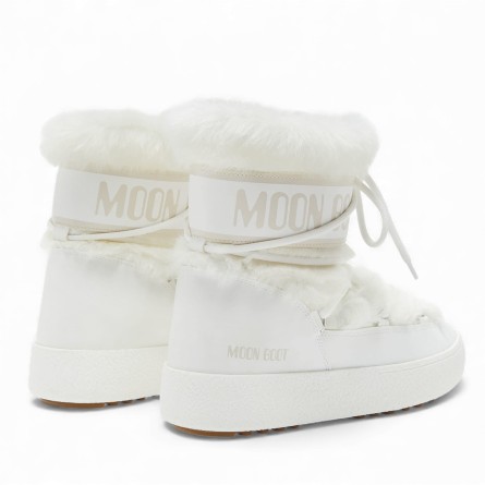 MOON BOOT - Botte basse en fausse fourrure Ltrack