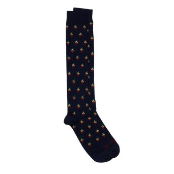 FEFE GLAMOUR - Socken aus schottischem Garn mit Muster