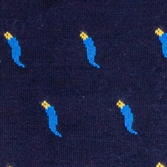 FEFE GLAMOUR - Socks in patterned Scottish thread 2