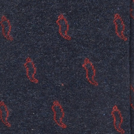 FEFE GLAMOUR - Plaid thread socks with patterned