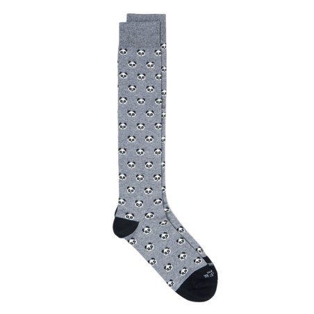 FEFE GLAMOUR - Plaid thread socks with patterned