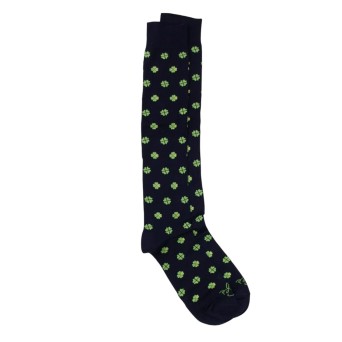 FEFE GLAMOUR - Plaid thread socks with patterned