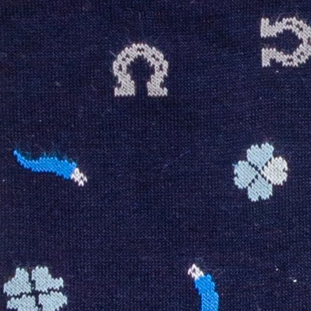 FEFE GLAMOUR - Geflochtene Fadensocken mit Muster