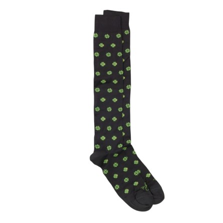 FEFE GLAMOUR - Plaid thread socks with patterned