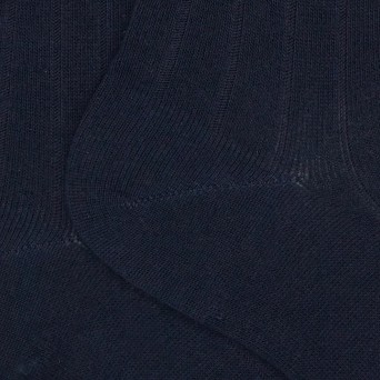 GALLO - Ribbed cotton socks 2