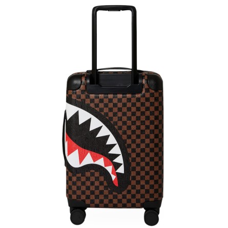 SPRAYGROUND - Sac à dos de transport à carreaux requin - Couleur: Marron,Taille: TU