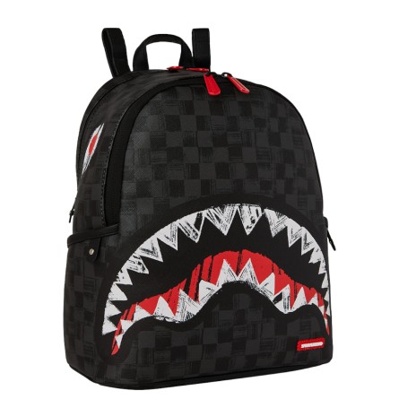 SPRAYGROUND - Mochila Graffiti Check Shark