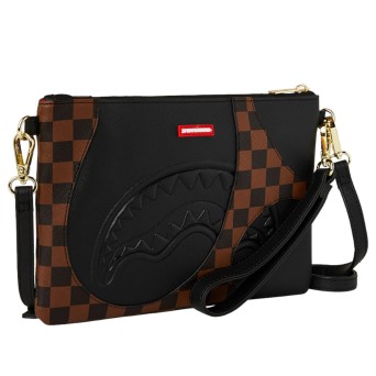 SPRAYGROUND - Sharkpology Bolso de mano cruzado marrón 2