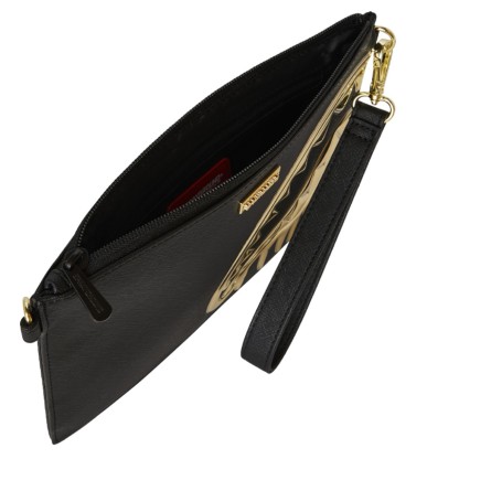 SPRAYGROUND - Bolso de mano Shark Bite Luxe Gold