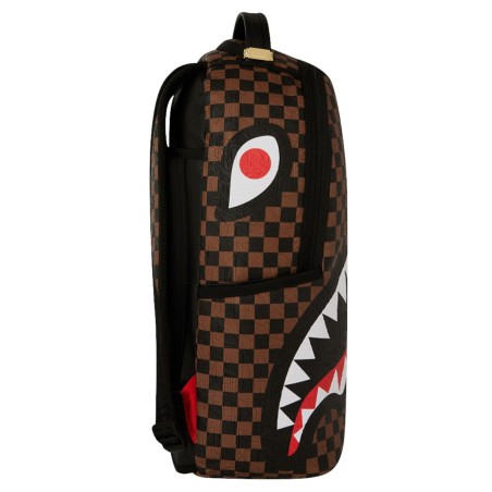 SPRAYGROUND - Zaino Shark Checkered Brown
