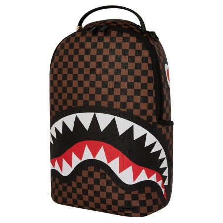 SPRAYGROUND - Zaino Shark Checkered Brown
