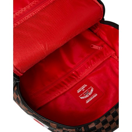 SPRAYGROUND - Shark Checkered Brown Backpack