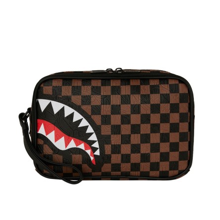 SPRAYGROUND - Estuche de belleza Check 2 Emboss
