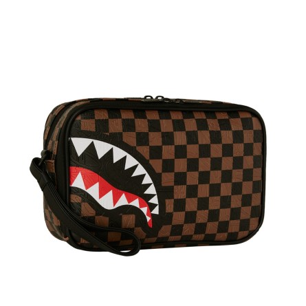 SPRAYGROUND - Estuche de belleza Check 2 Emboss
