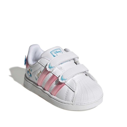 ADIDAS ORIGINALS x DISNEY - Baskets Superstar II Fermeture Confort - Couleur: Blanc,Taille: 26½