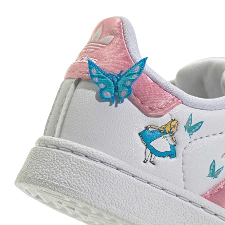 ADIDAS ORIGINALS x DISNEY - Turnschuhe Superstar II Komfort-Verschluss Cindarella