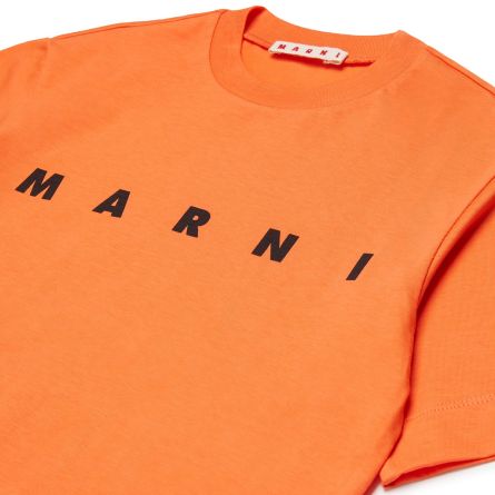 MARNI - T-shirt unisexe pour enfants avec logo en lettres