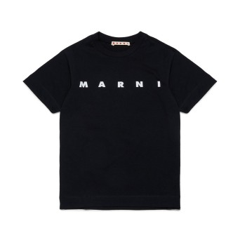 MARNI - T-shirt unisex bambino con logo lettering