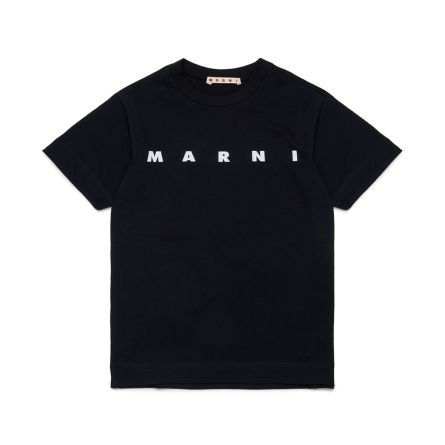 MARNI - Camiseta unisex para niño con logotipo en letras