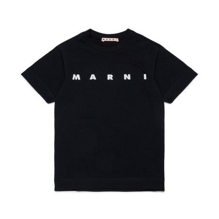MARNI - T-shirt unisex bambino con logo lettering