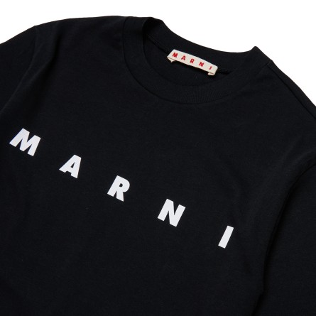 MARNI - T-shirt unisex bambino con logo lettering