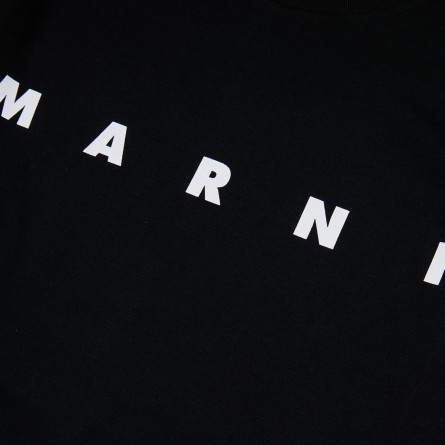 MARNI - T-shirt unisex bambino con logo lettering
