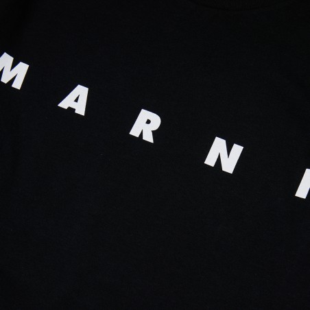 MARNI - T-shirt unisex bambino con logo lettering
