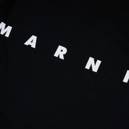 MARNI - Camiseta unisex para niño con logotipo en letras