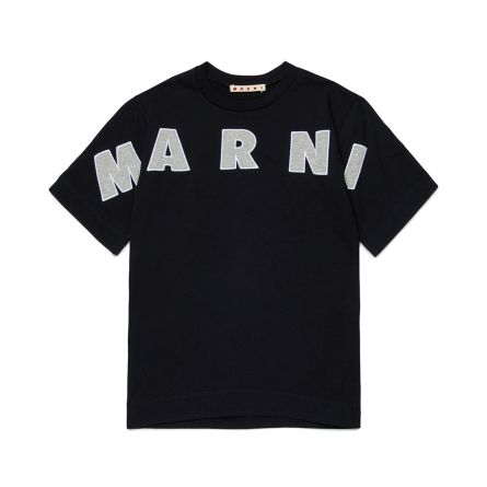 MARNI - Unisex child T-shirt with embroidered logo