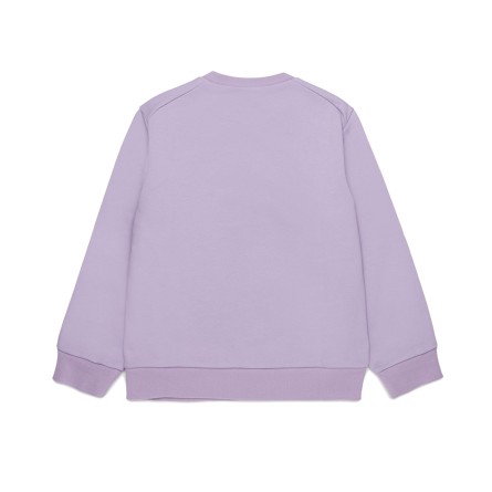 MARNI - Felpa girocollo da bambina con logo lettering