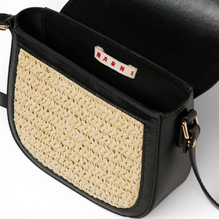 MARNI - Mini-Umhängetasche mit Logoaufnäher