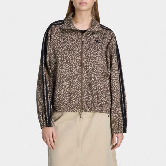 ADIDAS ORIGINALS - Firebird Oversized Sweatshirt AOP Denim