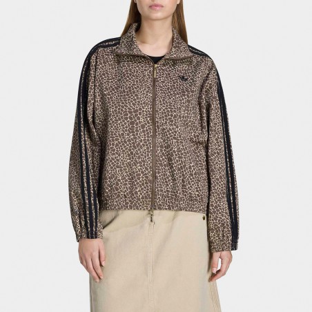 ADIDAS ORIGINALS - Firebird Sweatshirt in Übergröße AOP Denim