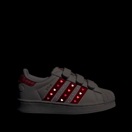 ADIDAS ORIGINALS x DISNEY - Girl's Sneakers Superstar Led Lights Comfort Closure