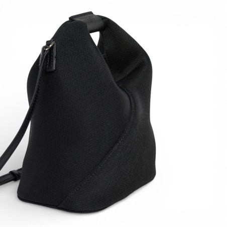 MM6 - Borsa a tracolla in mesh con logo