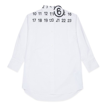 MM6 - Langes Hemd mit Logo