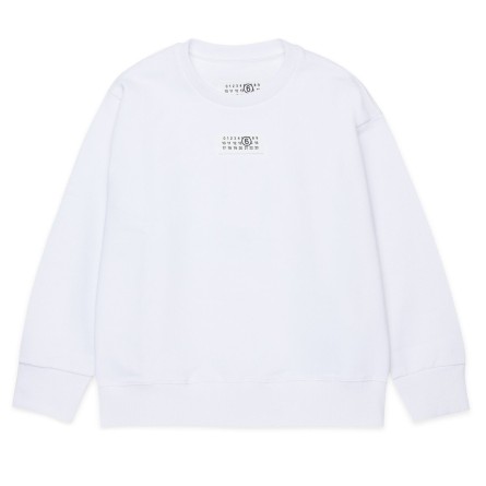 MM6 - Sudadera de cuello redondo con logotipo