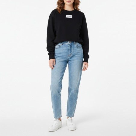 MM6 - Sudadera de cuello redondo con logotipo