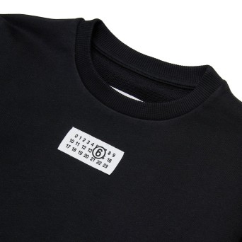 MM6 - Sudadera de cuello redondo con logotipo 2