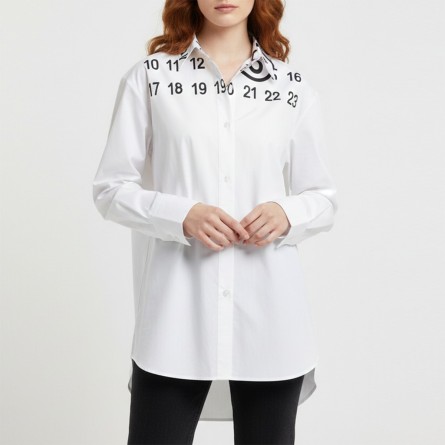 MM6 - Long shirt with logo