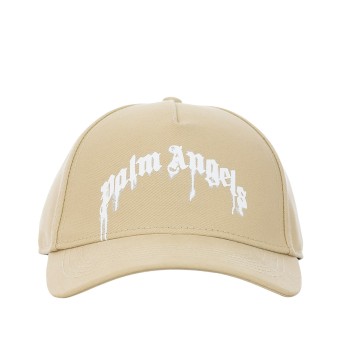 PALM ANGELS - Gorra con logo goteando