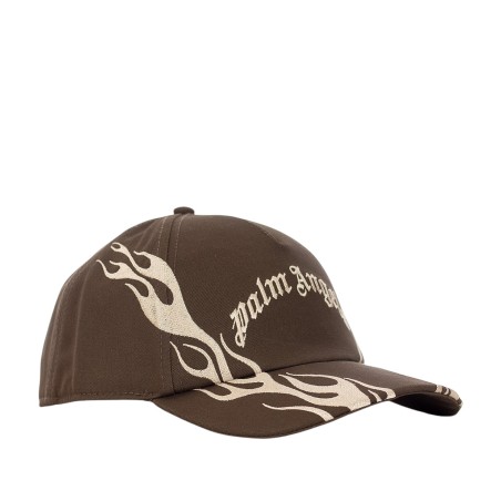 PALM ANGELS - Flames hat with logo