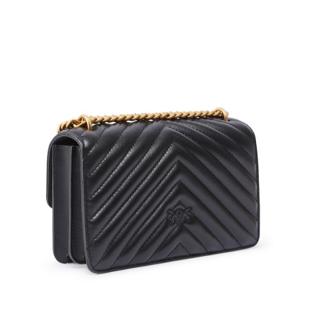 PINKO - Mini Love Bag One Chevron Shoulder Bag