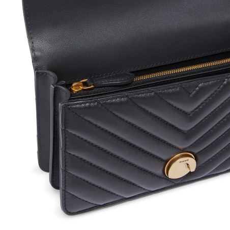 PINKO - Mini Love Bag One Chevron Shoulder Bag