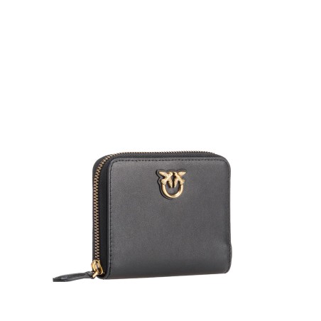 PINKO - Love Birds Diamond Cut Logo Zip Around Wallet