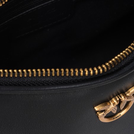 PINKO - Pinko Mini Love Bag Half Moon Shoulder Bag