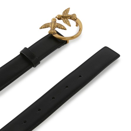 PINKO - Ceinture en cuir Love Birds