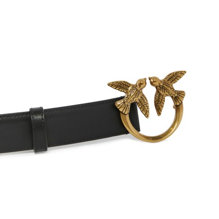 PINKO - Ceinture en cuir Love Birds