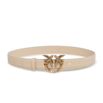 PINKO - Love Birds Leather Belt